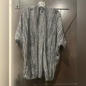 Forever 21 Black and Gray Knit Jacket
